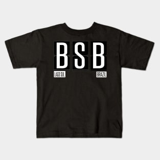 BSB - Lago Sul Airport Code Souvenir or Gift Shirt Apparel Kids T-Shirt